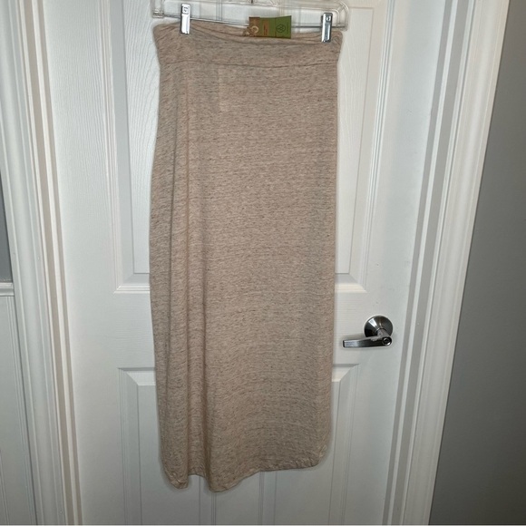 Alternative Earth Hi Low Maxi Skirt in Eco Sand M - Picture 2 of 12